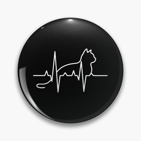 Item preview, Cat Heartbeat EKG Rhythm Line Love designed and sold by StranHabesre51.