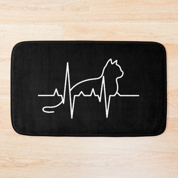 Item preview, Cat Heartbeat EKG Rhythm Line Love designed and sold by StranHabesre51.