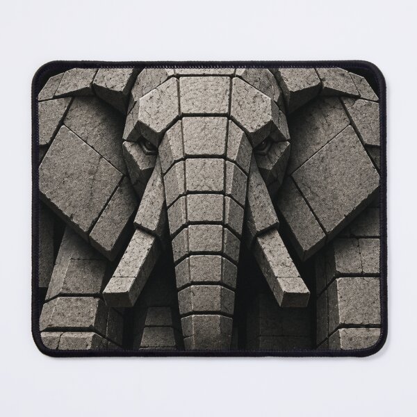 Item preview, Systems Architect Structure Wins Elephant Brutalist Art Print designed and sold by SavannaStrikes.