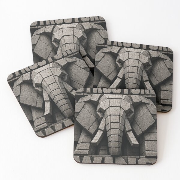 Item preview, Systems Architect Structure Wins Elephant Brutalist Art Print designed and sold by SavannaStrikes.