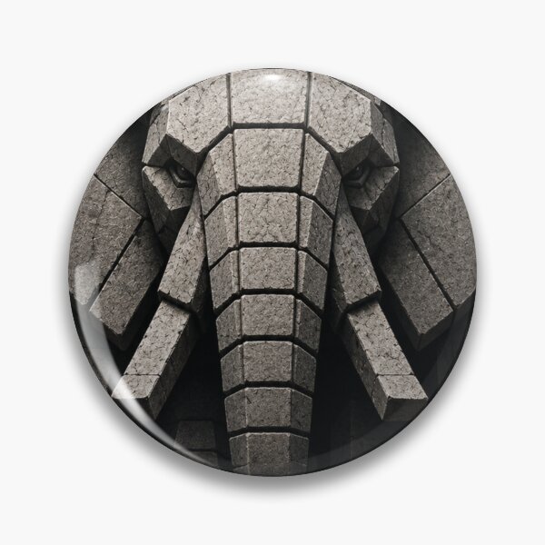 Item preview, Systems Architect Structure Wins Elephant Brutalist Art Print designed and sold by SavannaStrikes.