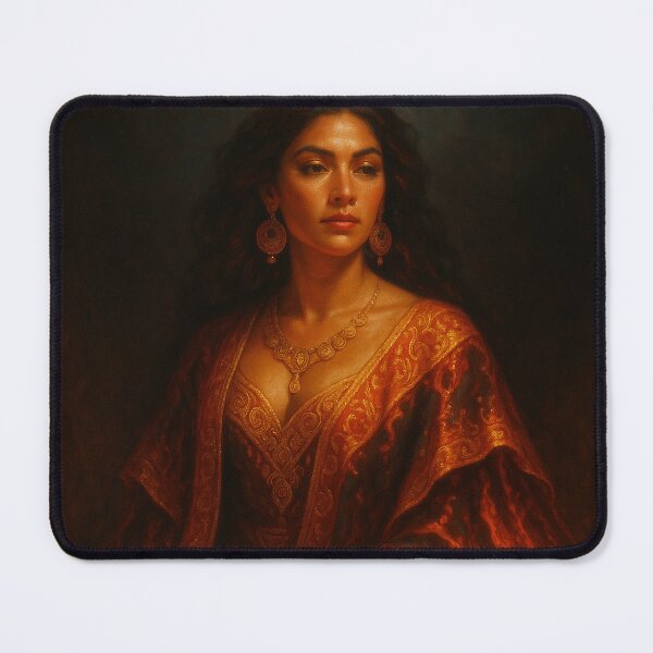 Item preview, Volcano Goddess — Molten Lava Fire Goddess Art designed and sold by PixelBrujeria.
