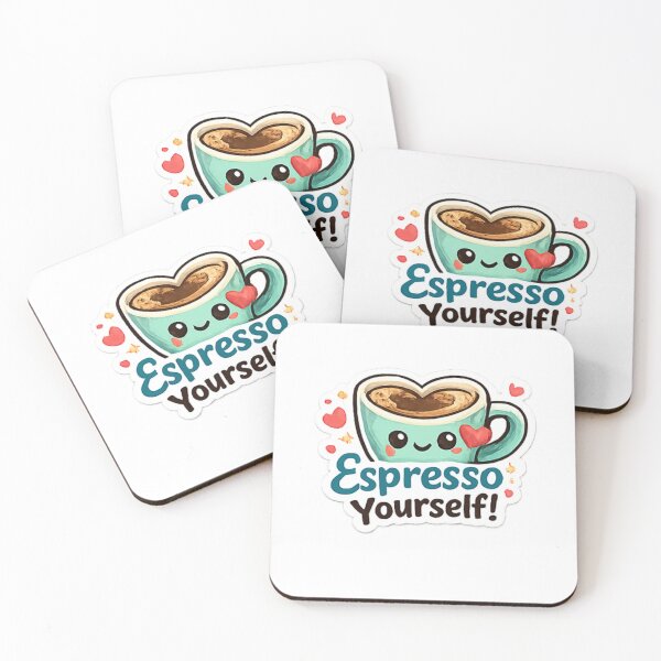 Item preview, Espresso Your Love Heart Sticker | Cute Coffee & Love Decal designed and sold by Jyotisima8929.
