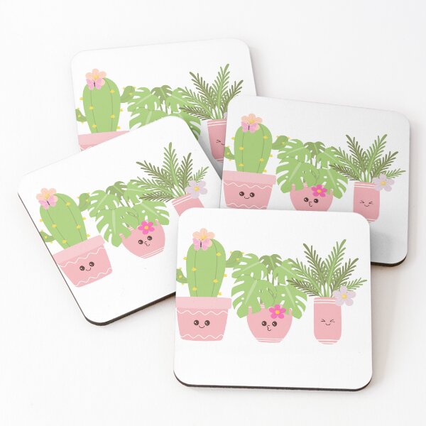 Item preview, Cute Cactus Trio Pastel Boho Succulent Plant Lovers designed and sold by vibecraft_studio2.