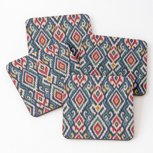 Item preview, Fergana Valley Ikat Uzbekistan Pattern designed and sold by Myra365Art.
