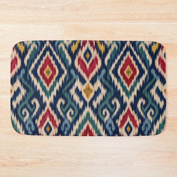 Item preview, Fergana Valley Ikat Uzbekistan Pattern designed and sold by Myra365Art.