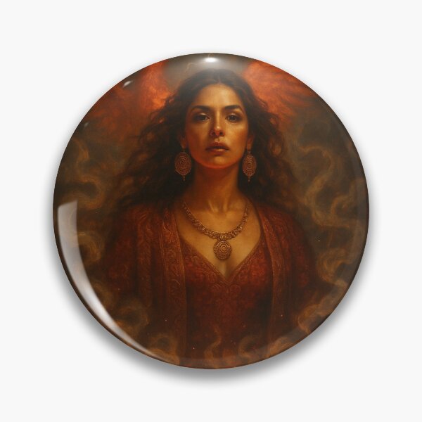 Item preview, Phoenix Bruja — Fire Rebirth Latina Witch Art designed and sold by PixelBrujeria.