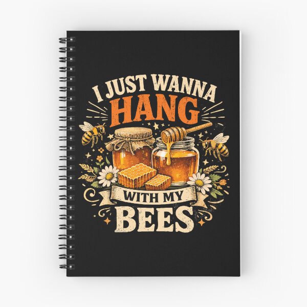 Item preview, I just want to hang with my bees bee honey jar designed and sold by Pineapple-Tree.