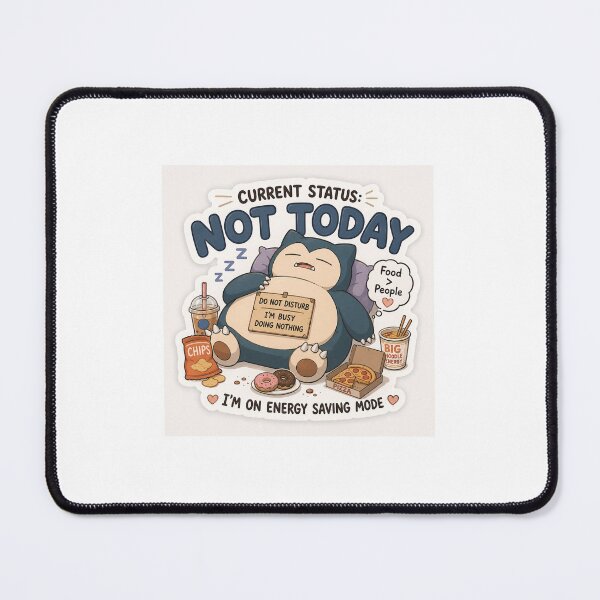 Item preview, Funny Cute Snorlax Cartoon Anime Meme Sticker | Energy Saving Mode designed and sold by Deepstudio09.