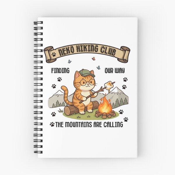 Item preview, Neko Hiking Club - Campfire life Edition Cat Outdoor Adventure designed and sold by tnwbank.