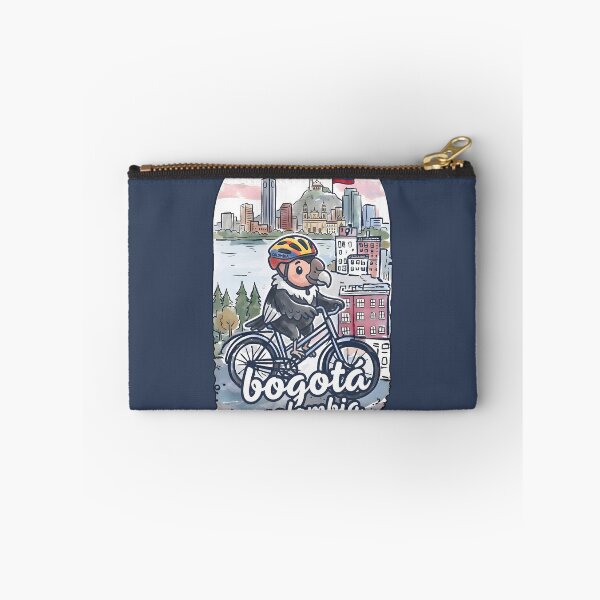 Item preview, Bogota Colombia Bicycling Condor Cute Cyclist Skyline  designed and sold by HowToCanadian.