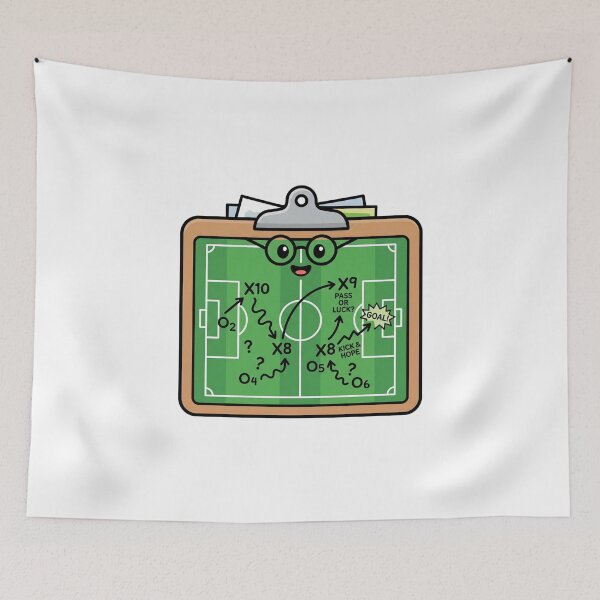 Item preview, Funny Football Clipboard Couch Coach World Cup Shirt designed and sold by Mr-wow.
