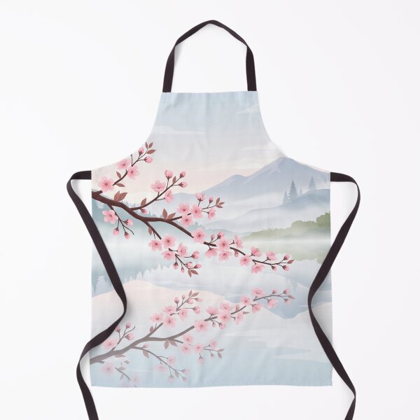 Item preview, Sakura Branch Over Misty Lake designed and sold by Prachodayat Artworks.