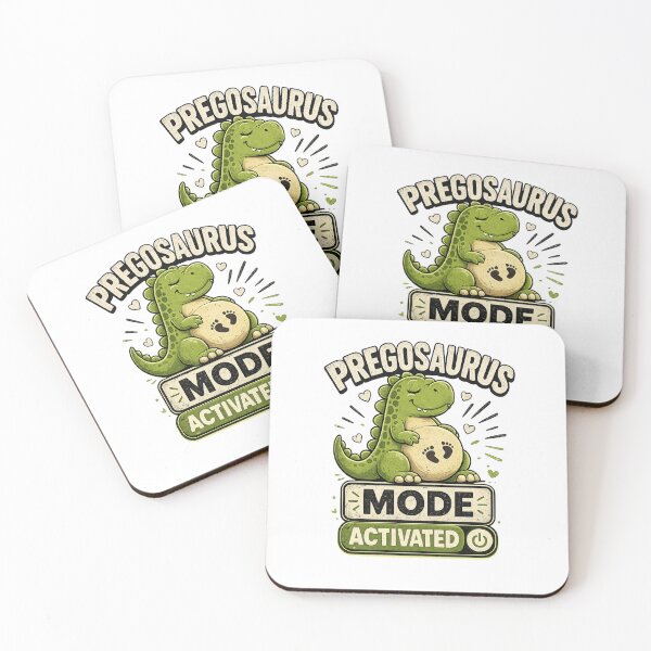 Item preview, Pregosaurus Mode Activated Funny Pregnancy Dinosaur Gift designed and sold by Bo0gyArt.