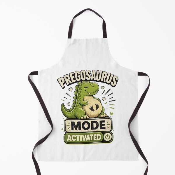 Item preview, Pregosaurus Mode Activated Funny Pregnancy Dinosaur Gift designed and sold by Bo0gyArt.