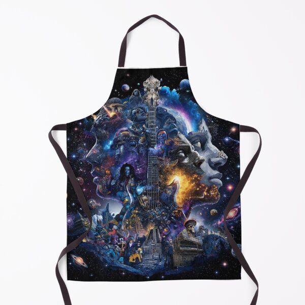 Item preview, Rock And Roll Meets The Cosmos — Ultimate Fusion Art Print designed and sold by CosmicRockArt.