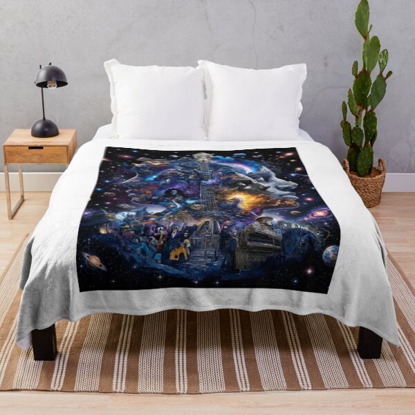Item preview, Rock And Roll Meets The Cosmos — Ultimate Fusion Art Print designed and sold by CosmicRockArt.
