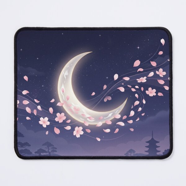 Item preview, Moonlit Sakura Petal Dance designed and sold by Prachodayat Artworks.