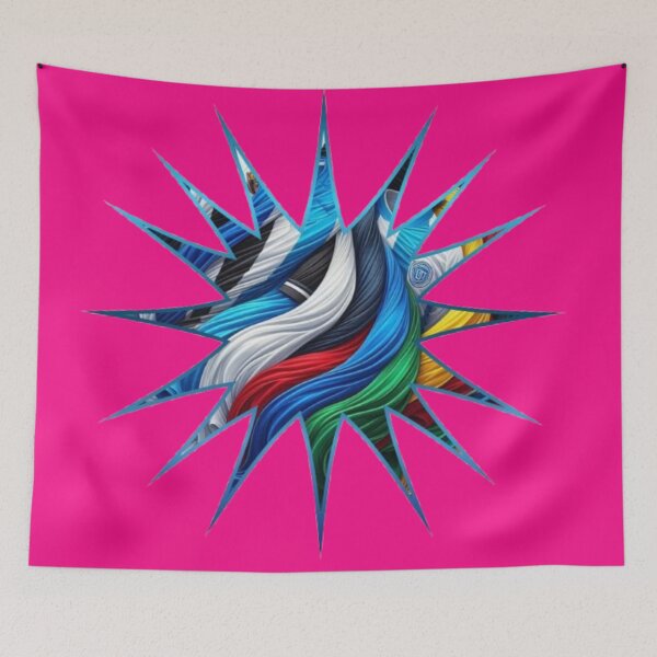 Item preview, FOOT • Energy & Colors blue multicolor designed and sold by Catfcreations.