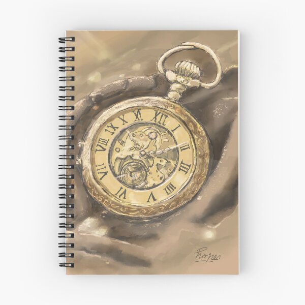 Item preview, Vintage Pocket Watch Illustration – Antique Timepiece Art designed and sold by hopenoli_art.