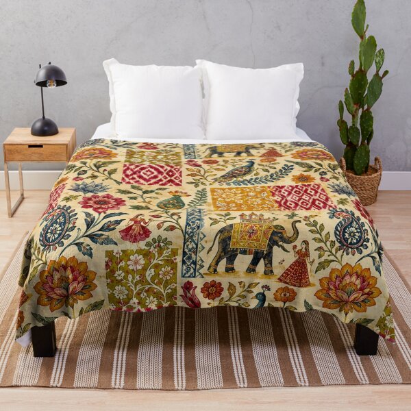 Item preview, Holi Hai Indian Artisan Heritage Pattern designed and sold by Myra365Art.