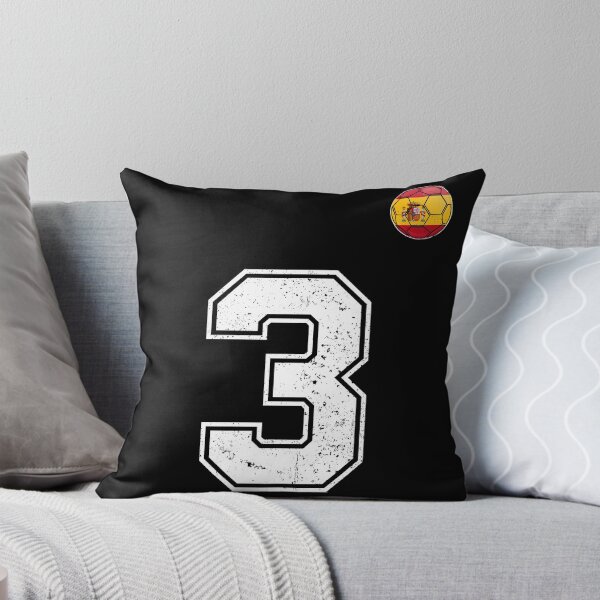 Item preview, Spain Soccer Number 3 Vintage Sports Fan designed and sold by KristenosNehk.