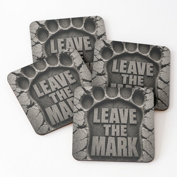 Item preview, Solo Founder Leave The Mark Paw Brutalist Art Print designed and sold by SavannaStrikes.