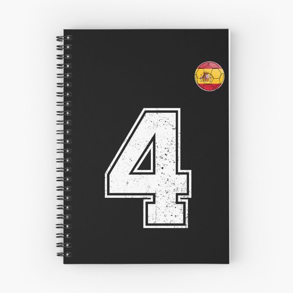Item preview, Spain Soccer Number 4 Vintage Sports Fan designed and sold by KristenosNehk.