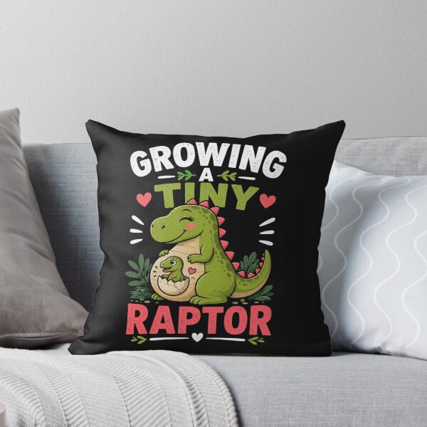 Item preview, Growing A Tiny Raptor Funny Pregnancy Dinosaur Design designed and sold by Bo0gyArt.