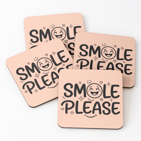 Item preview, Smile Please Positive Vibes Lettering Design designed and sold by PrintBreeze.