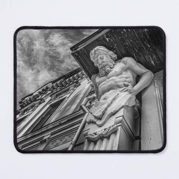 Item preview, Dramatic Black and White Atlas Sculpture designed and sold by MariaAbaza.