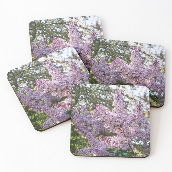 Item preview, Blooming Fragrant Lilac Bush in Sunlight designed and sold by Georgia Mizuleva.