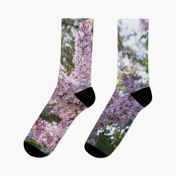 Item preview, Blooming Fragrant Lilac Bush in Sunlight designed and sold by Georgia Mizuleva.