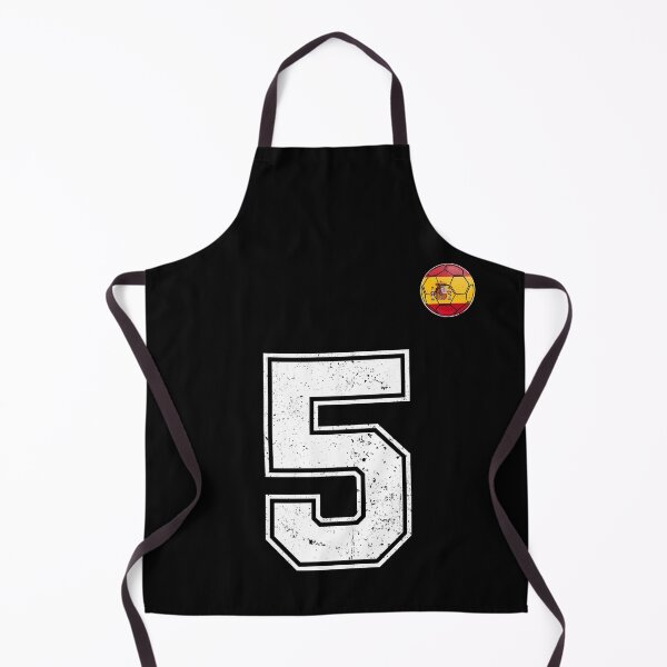 Item preview, Spain Soccer Number 5 Vintage Sports Fan designed and sold by KristenosNehk.