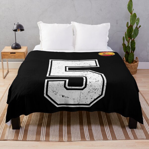 Item preview, Spain Soccer Number 5 Vintage Sports Fan designed and sold by KristenosNehk.