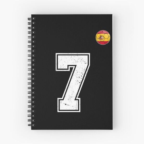 Item preview, Spain Soccer Number 7 Vintage Sports Fan designed and sold by KristenosNehk.