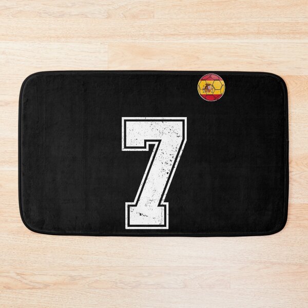 Item preview, Spain Soccer Number 7 Vintage Sports Fan designed and sold by KristenosNehk.