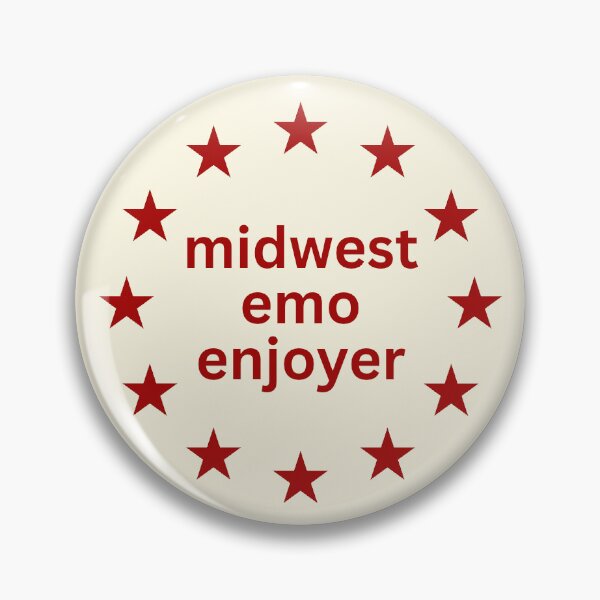 Item preview, Another midwest emo pin designed and sold by http-cherub.