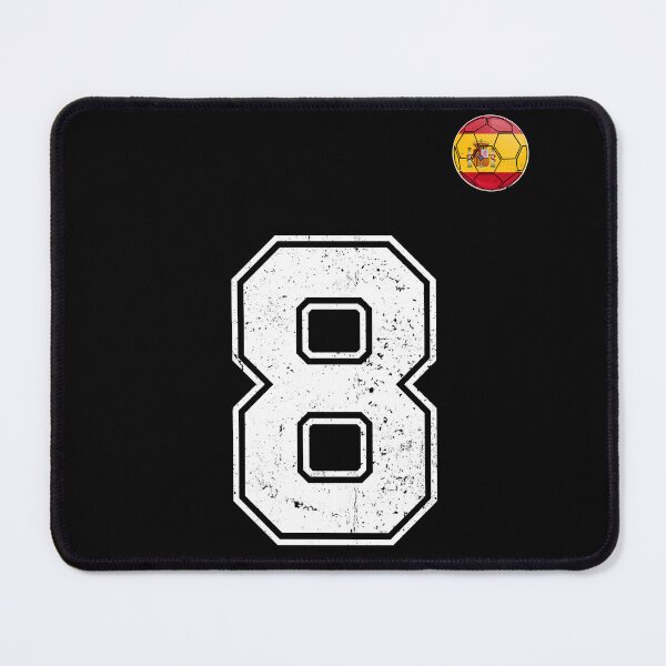 Item preview, Spain Soccer Number 8 Vintage Sports Fan designed and sold by KristenosNehk.