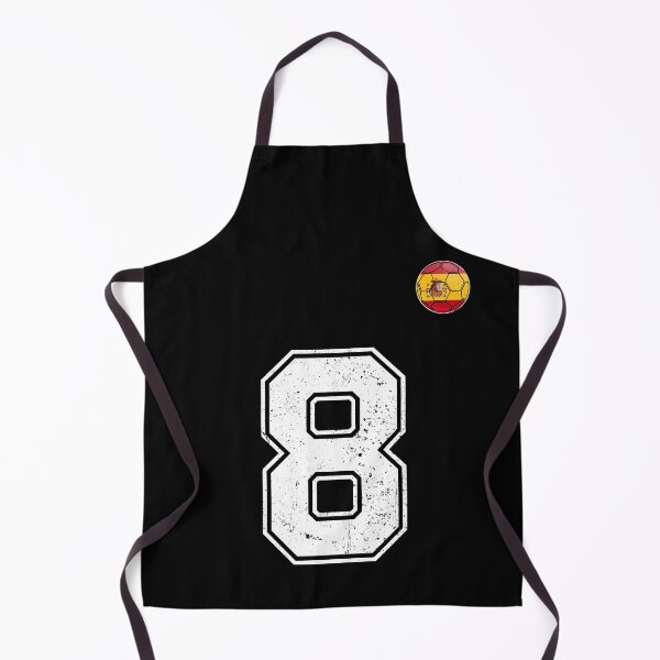 Item preview, Spain Soccer Number 8 Vintage Sports Fan designed and sold by KristenosNehk.