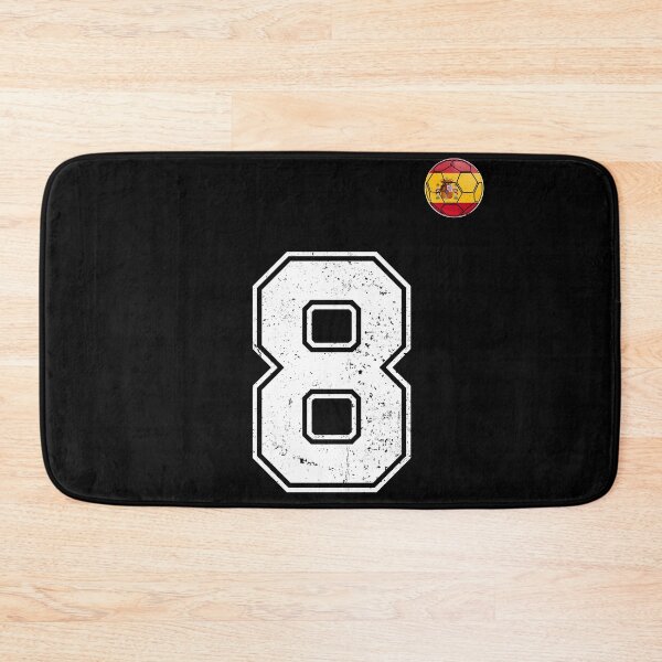 Item preview, Spain Soccer Number 8 Vintage Sports Fan designed and sold by KristenosNehk.