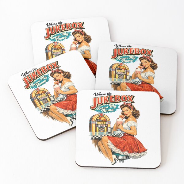 Item preview, 50s Diner Pin-Up: Where the Jukebox Knows My Name designed and sold by Pineapple-Tree.