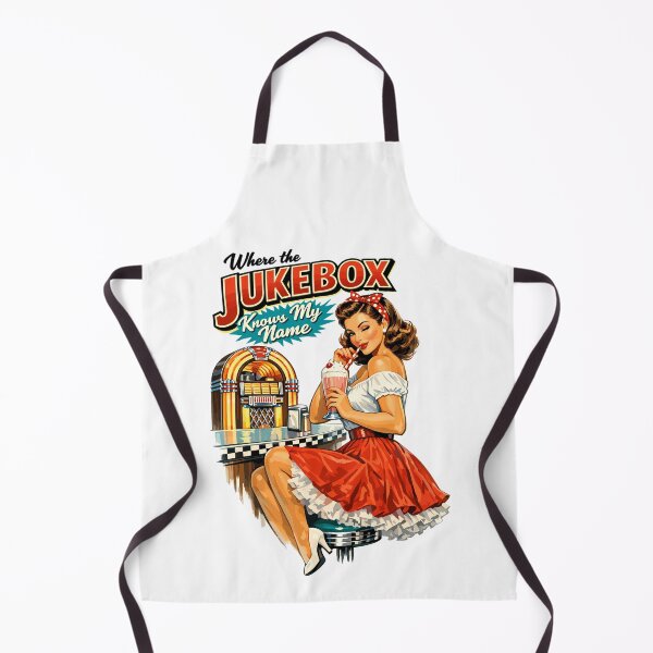 Item preview, 50s Diner Pin-Up: Where the Jukebox Knows My Name designed and sold by Pineapple-Tree.