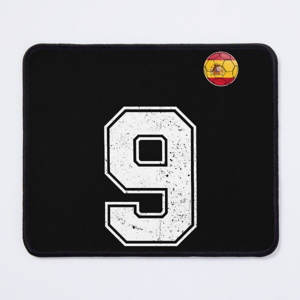 Item preview, Spain Soccer Number 9 Vintage Sports Fan designed and sold by KristenosNehk.