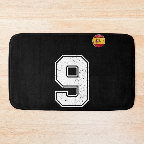 Item preview, Spain Soccer Number 9 Vintage Sports Fan designed and sold by KristenosNehk.