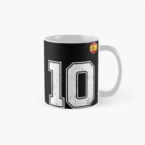 Item preview, Spain Soccer Number 10 Vintage Sports Fan designed and sold by KristenosNehk.