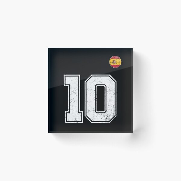Item preview, Spain Soccer Number 10 Vintage Sports Fan designed and sold by KristenosNehk.