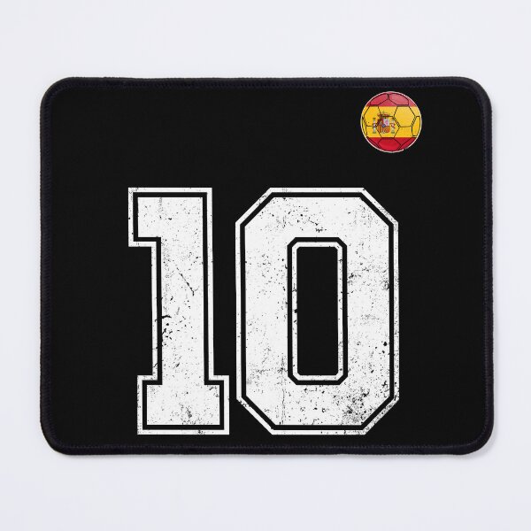 Item preview, Spain Soccer Number 10 Vintage Sports Fan designed and sold by KristenosNehk.