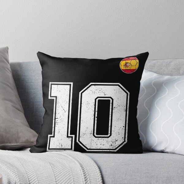 Item preview, Spain Soccer Number 10 Vintage Sports Fan designed and sold by KristenosNehk.