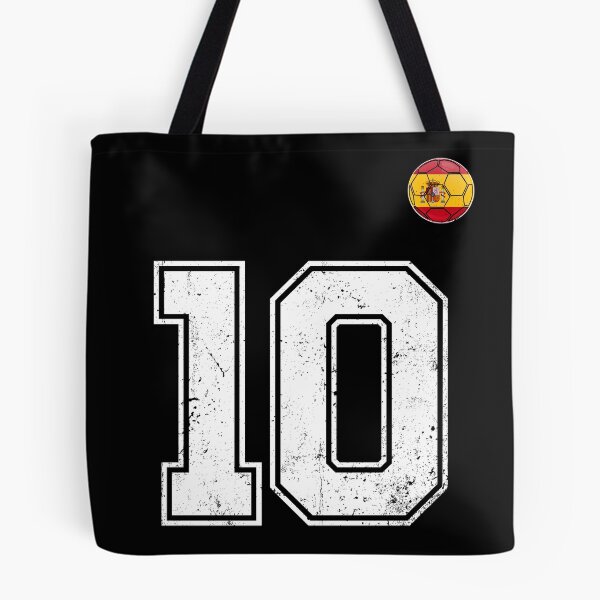 Item preview, Spain Soccer Number 10 Vintage Sports Fan designed and sold by KristenosNehk.